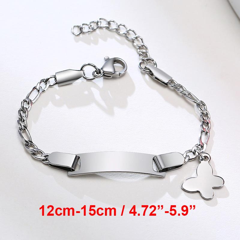 Name Customization Engrave Birth Date Bracelets,Personal Birthday Gift ,Stainless Steel Bracelet