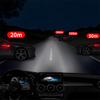 1 pair Reflective Warning Strip Tape Car Side Baffle Decoration Stickers For Citroen C1 C2 C3 C5 Grand Exterior Auto Accessories aib256