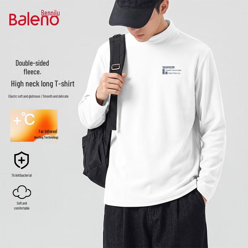 Baleno Men's High Neck Long Sleeve Thermal Base Layer T-Shirt