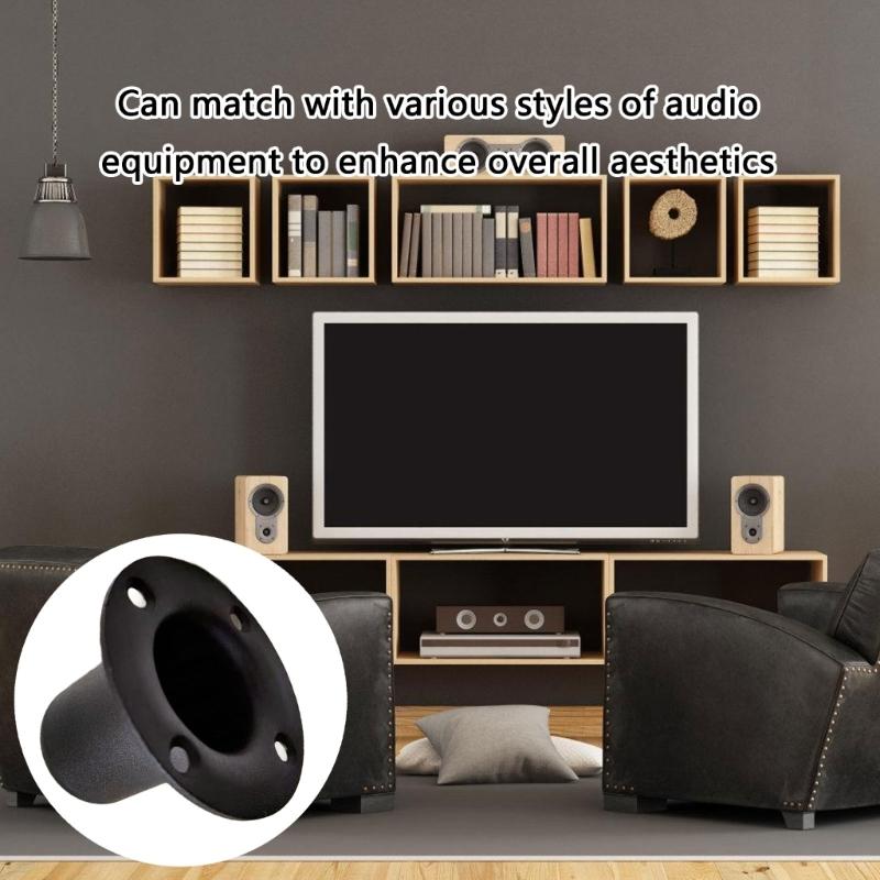 Robuster 70mm Metall-Lautsprecherständer mit Hutmontagebasis für Bühnenauftritte Hohe Stabilität Langlebigkeit Audiosysteme