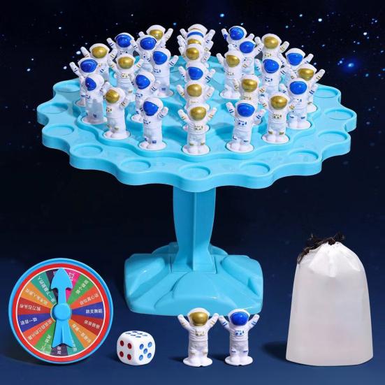 1/2 Sets Astronaut Balance Tree Toy Kids Logic Thinking Focus Training Interactive Balance Game Toddlers Boys Girls Educational Strategic Board Game