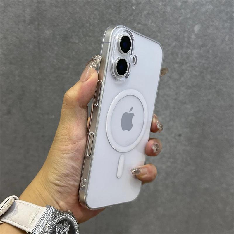 

Desert Gold ultra-thin rugged magsafe charging phone case for 16 15 14 13 12 11 Pro Max Plus magnetic scratch-proof hard cover For iPhone 13
