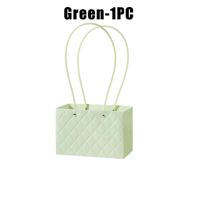 Flower Gift Bags Paper Bouquet Bags Rectangle Flower Box for Arrangements Bouquet Box with Handles Florist Supplies for Wedding