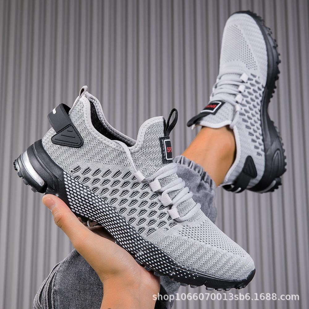 Herren Sommerschuhe mit Netz, Sportschuhe, Trainingsschuhe, Outdoor Freizeitschuhe, Laufschuhe, Schuhe in Übergröße, Bequeme Vielseitige Wanderschuhe