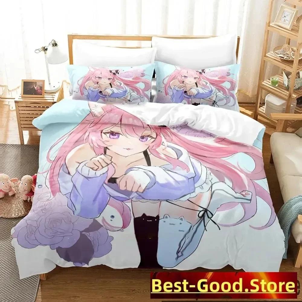Top Anime Nyatasha Nyanners Bedding Set Printed Bed Set With Pillowcase Bed Duvet Cover Soft Single Double Queen Super King Size