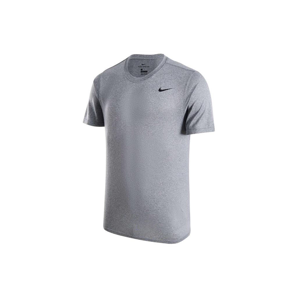 Nike Dri-Fit Logo Round Neck Pullover Comfortable Quick-Dry Casual Short Sleeve Regular T-Shirt Men T-Shirts Carbon-Gray Black HF0507-091