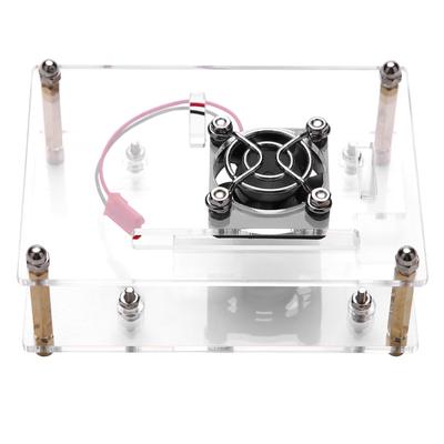 Acrylic PMMA Enclosure Box Protective Case Cooling Fan for Raspberry Pi 2 3 Model B and Pi B