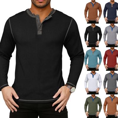 Herren Freizeit Retro Waverg Langarm Oberbekleidung