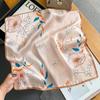 100% Echte Seide Schal Damen Design Quadratisch Kleines Taschentuch Haarband Stirnband Halstuch Damen Bandana