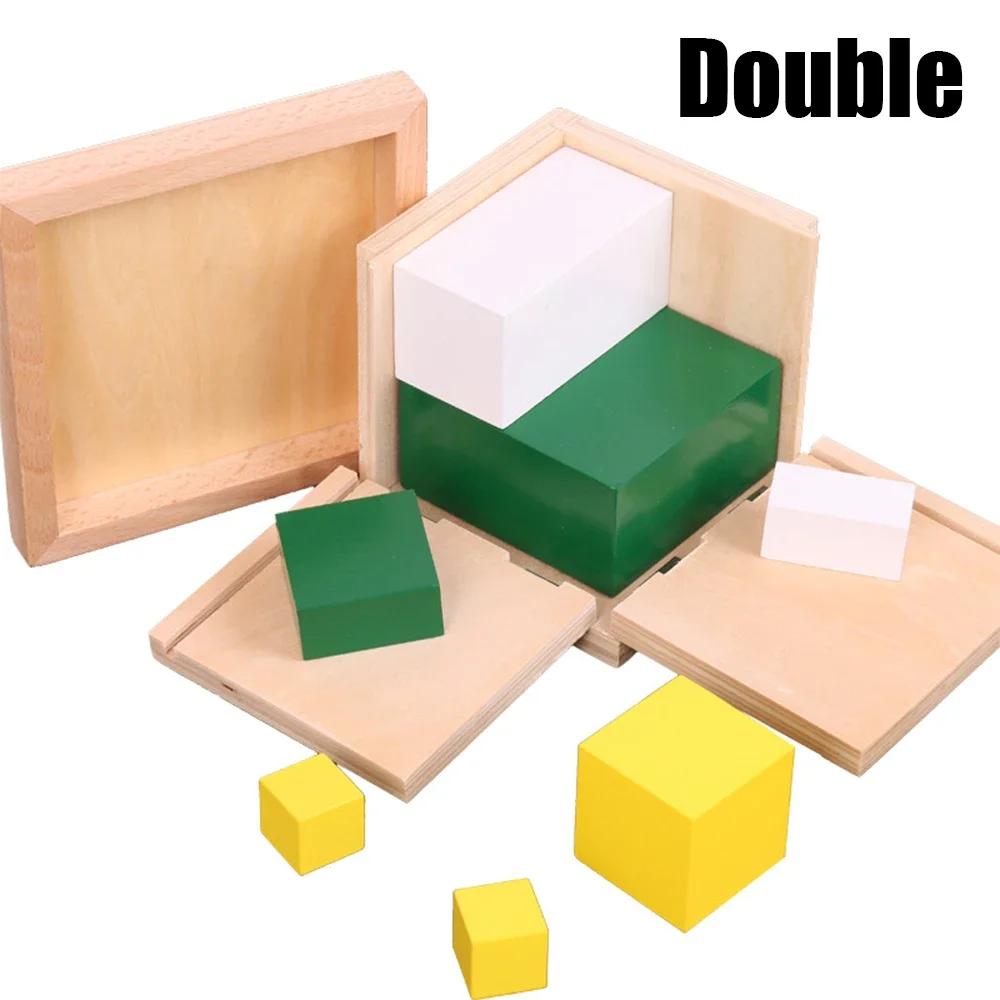 Non-Toxic Montessori Math Teaching Binomial Trinomial Kids Wooden Toys Sensory Play Math Learning Toys For Kids 3+ Years Old Educational