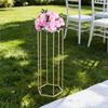 VEVOR Wedding Flower Stand, 10PCS 31.5-inch Column Flower Stand, Floral Stands with Acrylic Laminate, Hexagonal Cubic Floral Display Rack for Wedding