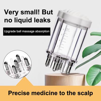 Scalp Applicator Minoxidil 1-8Ml Essence Hair Growth Fluid Ball Massage Head Drug Delivery Smear Liquid Guide Comb