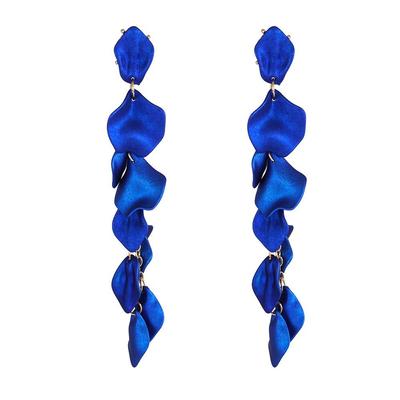 Mode Lange Quaste Ohrringe Retro Eardrop Geschenke Blütenblatt Blätter Tropfen Ohrringe Frauen