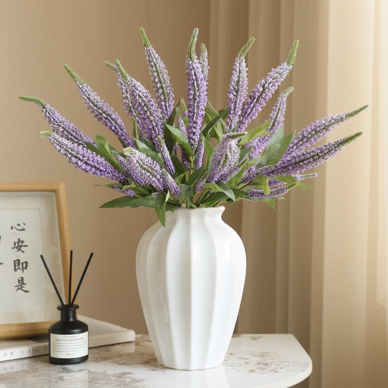 Flower Bouquet Silk Simulated Flowers Floral Arrangement Plastic Artificial Flowers For Gift Table Decoration Wedding Decoration