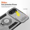 Kickstand Case for Xiaomi Poco C71 4G/Redmi A5 4G (171.7mm) Slide Camshield PC+TPU Phone Cover