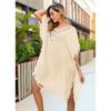 Women's Cover-Ups Plus Size Splicing Fringe Sexy Backless Dress Loose Split Sunscreen Beach Swimwear Cover-Ups