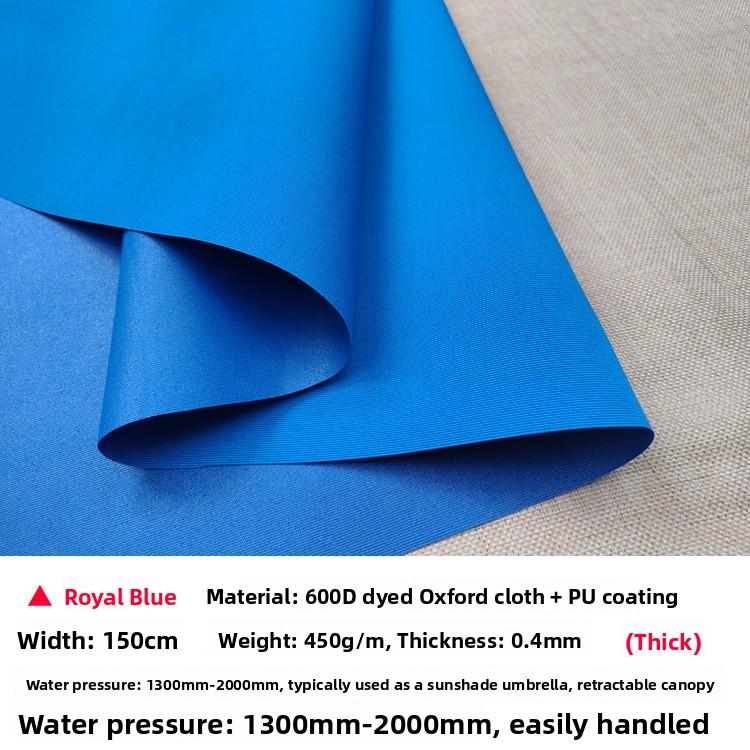 Thickened Waterproof Plain Weave Sunshade Retractable Striped Rain Canopy Fabric Outdoor Sun Blocking Rainproof Material 600D...