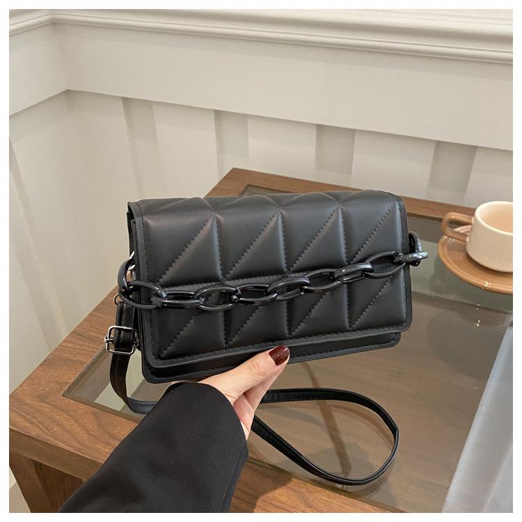 Korean Casual Retro Crossbody Women's Bag Spring New Trendy Fashionable Fashionable Shoulder Bag Simple Small Square Bag