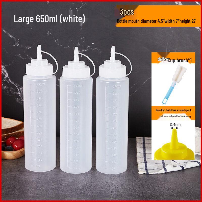 ZISIZ Plastic Squeeze Sauce Bottle