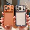 Apple 17 Pro Max Four-Corner Airbag Anti-Drop Instant Case for iPhone 16 with Rhinestone Glitter and Lens Film