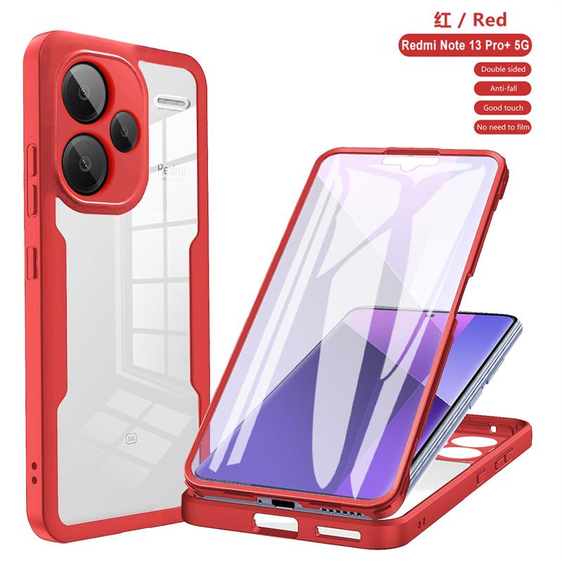 For Xiaomi Redmi Note 13 Pro Plus 5G Case Shockproof Clear 360 Full Protection Double Sides Cover for Redmi Note 13 Pro Plus
