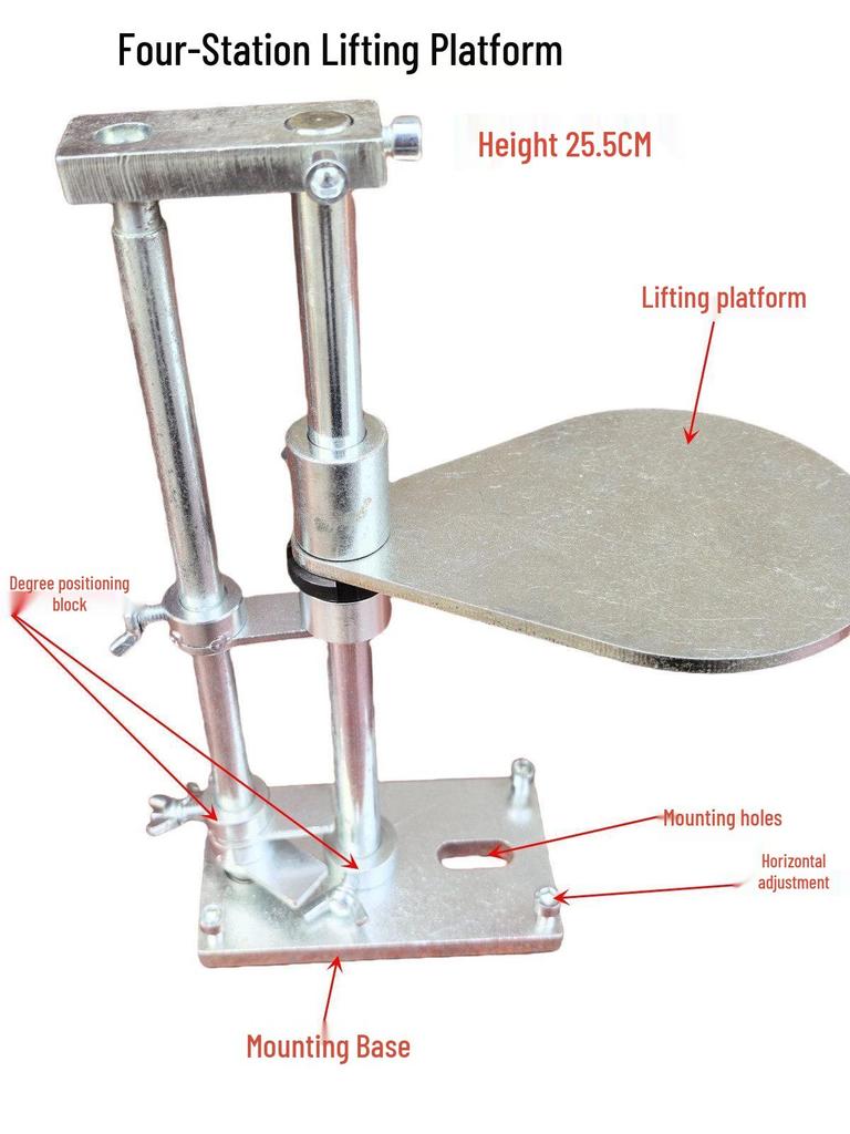 Octagonal Gemstone Grinder Lifting Table Platform
