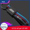2025 Auto-Emblem Leder Schlüsselanhänger Schlüsselring Rennsport Schlüsselanhänger Für BMW G30 G32 G01 G02 G05 G06 G07 G26 G23 G22 F40 F20 G08 G16 G15