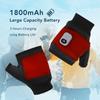 Touchscreen Heating Gloves Usb Rechargeable Winter Warm Electric Heated Fingerless Hand Warmer Thermal Mitten For Outdoor