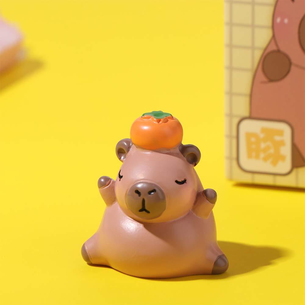 3D Simulation Mini Capybara Cute Simulation Capybara Model Capybara Figurine  Children Birthday