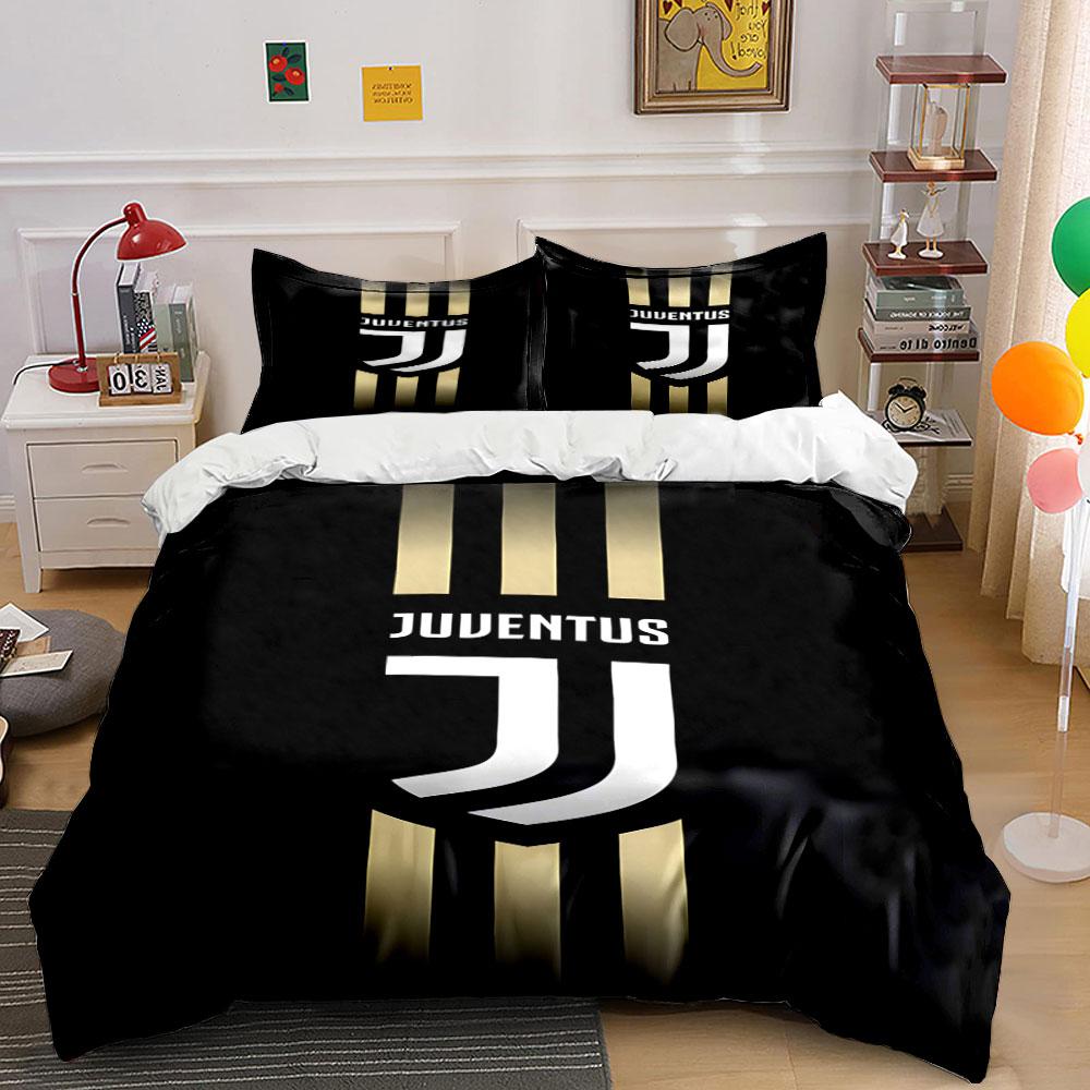 

Black with Juventus logo. Bedding sets Duvet cover sets Duvet covers Pillowcases(1 * Duvet Cover 2 * Pillowcases without duvet insert) 135x200cm