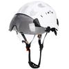PerldVerge Construction Safety Construction Site Helmet with Clear Protective Night EN397 Compliant Helmet, Helmet, Visor, Hat, ABS, Safety,