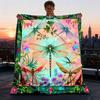 1pc Dragonflies NatureOutdoor Blanket, Soft And Comfortable Blanket, Casual Warm Outdoor Blanket, Good Birthday Gift Yy260328085