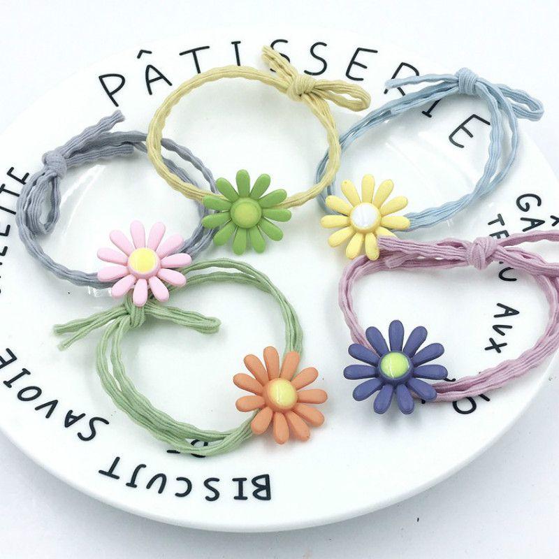 Beautiful Ins Women Daisy Hair Rope Headband With High-elastic Korean Rubber Band