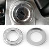 Red Color Aluminum Ignition Switch Key Hole Cover Ring Cap Compatible with Honda Monkey 125 Z125 / CT125 Trail 125 Hunter Cub All Models