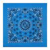 Trifong bandana light blue paisley pattern cotton 100% fade-resistant quick-drying 55cm x 55cm blue