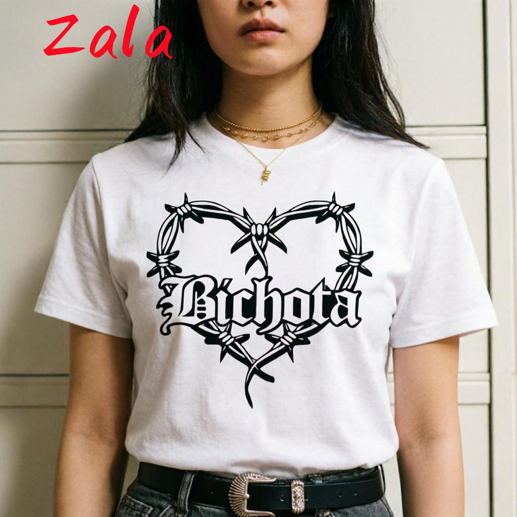 Y2k 90s Unisexana Sera Bonito Bichota Karol G Unisexs Tshirt Summer Casual Short Sleeve Tshirts O Neck Tee Trendy Unisexs Clothing