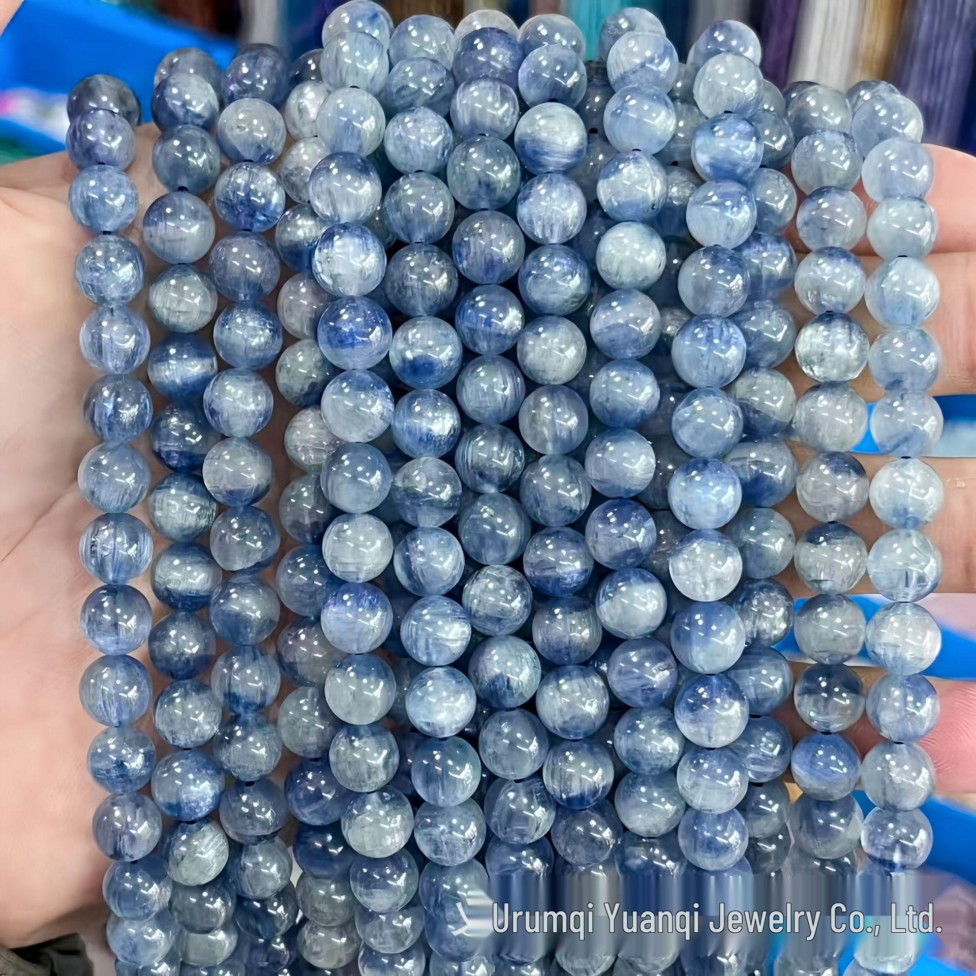 

Круглые голубые кианитовые бусины 7A качества для изготовления ювелирных изделий своими руками 4mm / approx. 90 beads