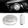 Silver Start Stop Engine Button Switch Cover For BMW E90 E60 E84 E83 E70 E71 E72
