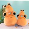 20/55cm Mi Mascota Pou Muñeco de Peluche Set Marrón Alien Triste Ojos Grandes Juguete de Peluche Esponjoso Almohada Emo Meme Regalo de Cumpleaños para Niño Niña Decoración del Hogar