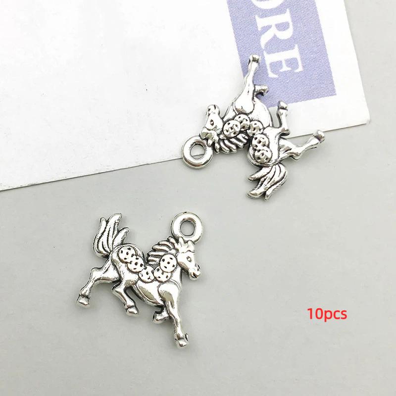 10/16Pcs Vintage Horse Charm Set For Diy Jewelry Necklaces Bracelets Earrings Making Accessories