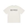 New Balance Linear Heritage Brushed Back Jersey Oversized T-Shirt Asia Sizing 'White' Unisex AMT42335-CIC