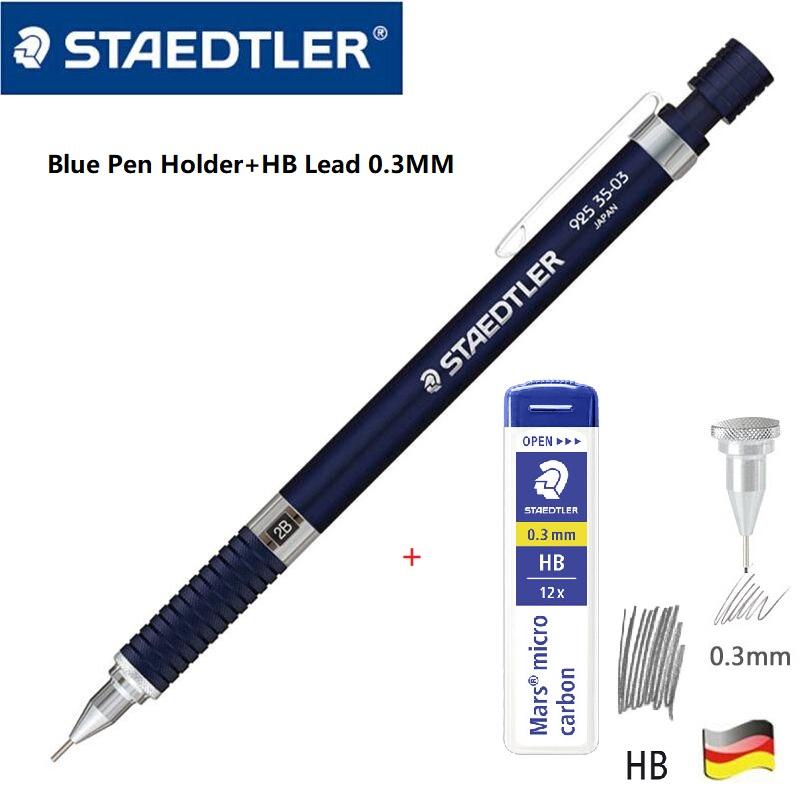 Staedtler 925 Auto Pencil,0.3-2.0mm Precision Technical Pencil Premium Full Metal Drafting Pencil for Art Collectors&Designers