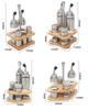 304 Stainless Steel Spice Set: Seasoning Jar, Oil Pot & Salt Shaker with Lid for Home & Restaurant.