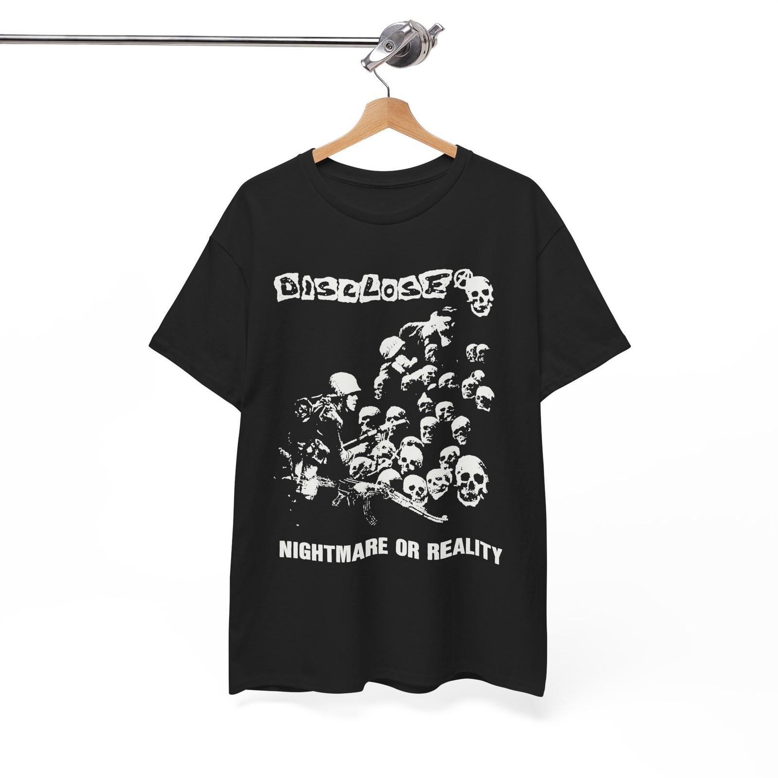 DISCLOSE Shirt - Nightmare or Reality, Apocalypse Continues, Dbeat, Unisex Shirt M