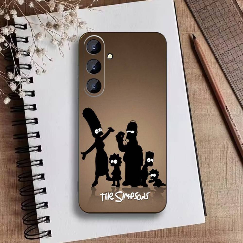 The I-Simpsons Cartoon Phone Case For Samsung Galaxy A73,A21s,A22,A31,A52,A53,A71,A41Soft Black Shell