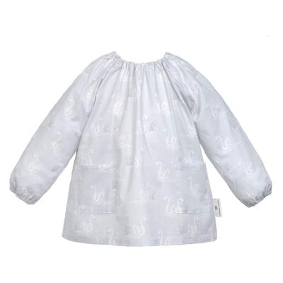 LAURA CANDY STYLE Kittel für Kindergarten Lange Schwäne N1185110 ASHLEY/BUNT Mädchen, Kinder, Kindergarten, Schule, 100-110cm, Ärmel,