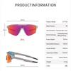 Custom Logo High Quality Cycling Glasses for Men Sunglasses TR90 Outdoor Sports Goggles Polarized Bicycle Glasses for Hiking