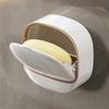 Mutagong Bathroom Soap Dish Drain Wall-mounted Soap Case