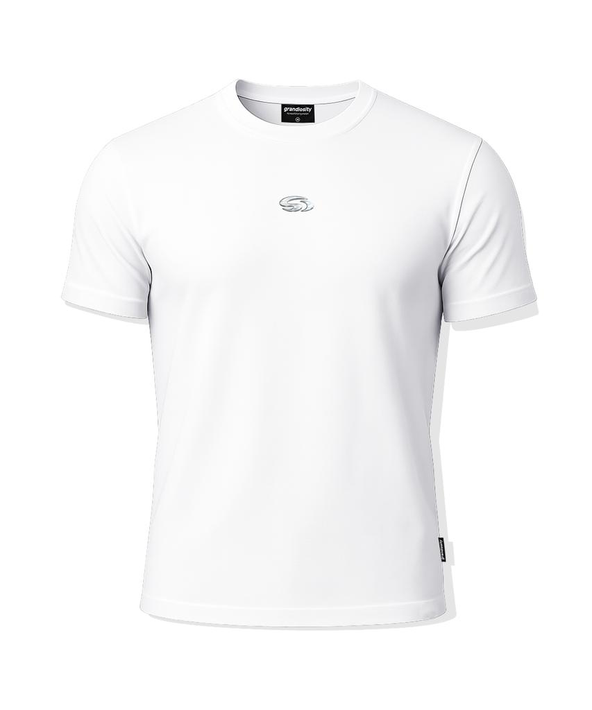 GRANDIOSITY [Gym Wear] Chrome G Logo All Muscle Fit T-Shirts (2 Colors)