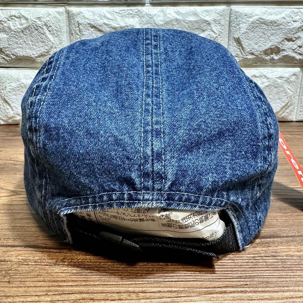[USED] /All Tags Supreme Embossed Stonewash Camp Cap